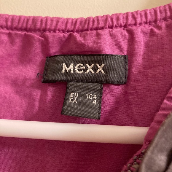 Mexx Girls Purple Flower Dress, size 4 - Picture 4 of 4